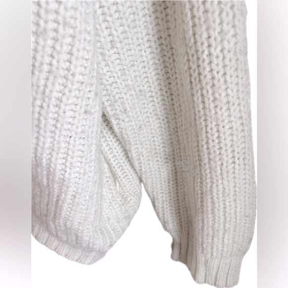 Roots Cream Women's Knit Open Cardigan Sweater - Picture 4 of 7
